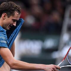 Frenazo para Medvedev, que se despide a la primera en París