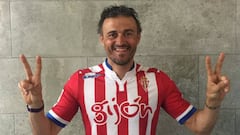 Barcelona boss Luis Enrique congratulates Sporting on Twitter