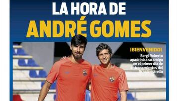 Portada del Diario Sport del día 9 de agosto de 2016.