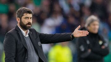 Luis Freire, en el Villamarín el pasado jueves.