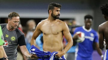 Diego Costa, en el partido de la International Champions Cup entre Milán y Chelsea.