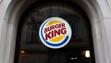 Burger King logo is seen at the restaurant in Krakow, Poland on January 23, 2023. (Photo by Jakub Porzycki/NurPhoto via Getty Images)