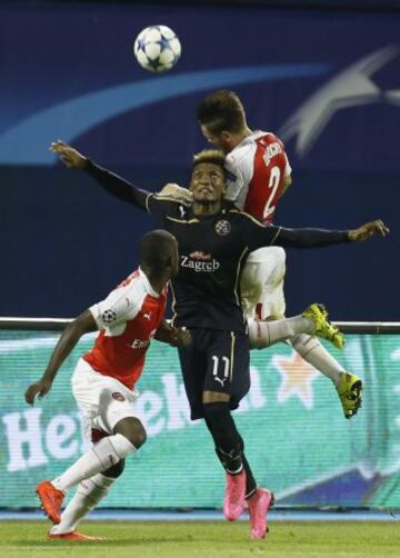 El delantero nacional registra un gol en Champions.