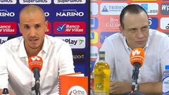 El técnico del DIM y el Pereira, hablaron en rueda de prensa sobre su paso a la final en la Liga Betplay.