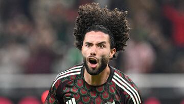 Cesar Huerta celebrates his goal 2-0 of Mexico during the game international friendly between Mexican National team (Mexico) and United States (USA) at Akron Stadium, on October 15, 2024, Guadalajara, Jalisco, Mexico.