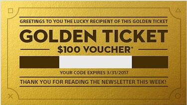 Sony regala “tickets dorados” de 100 dólares para PSN