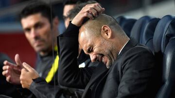 Guardiola como visitante en España: pleno de derrotas