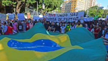 PROTESTAS. Las manifestaciones no han cesado en Brasil