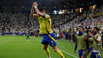 Atención a esta toma del gol de Cristiano Ronaldo con el Al Nassr