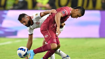 Daniel Cataño se sorprende por no ser titular ante Flamengo.