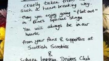 <b>TRAGEDIA.</b> Sainz señaló que se ha perdido "un gran piloto y una excelente persona".