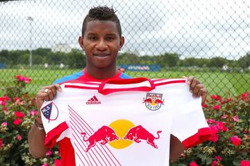 El paname?o Fidel Escobar milita en el New York Red Bulls.