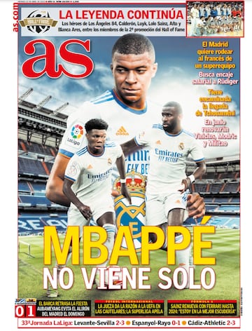 Las portadas de AS de abril