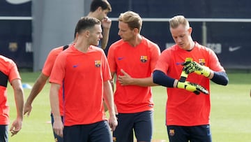 Wembley, el primer asalto de la portería del Barcelona