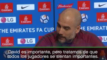 Guardiola, sobre la situación personal de Silva: "Lo primero es su hijo, su familia"