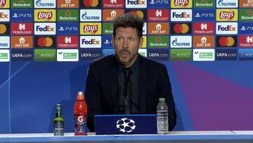 Simeone: "Nos queda un último tren y tenemos que intentar ganar"