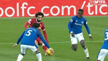 ?Sorpres車n en el Premio Puskas! Con este gol se lo llev車 Salah