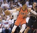 Los Rockets acarician el pase a pesar de Westbrook (35+14+14)