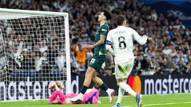 Fede Valverde anotó así el segundo tanto del Madrid al City.