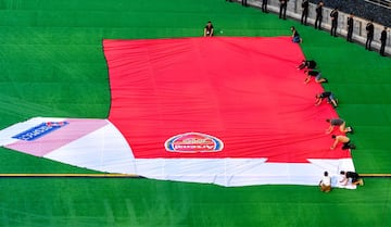 La capital de Azerbaiyán acogerá la final de la Europa League entre el Chelsea y el Arsenal Y ya está preparándose para el partido que se disputará mañana en el Estadio Olímpico de Bakú.