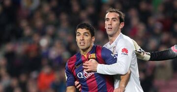 Godín y Luis Suárez.