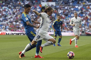 Modric stood out in Real Madrid's tight 2-1 win over Celta on Saturday evening