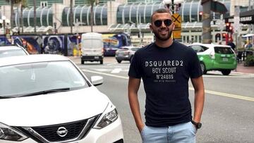 Borja Mayoral, durante sus vacaciones en San Diego.