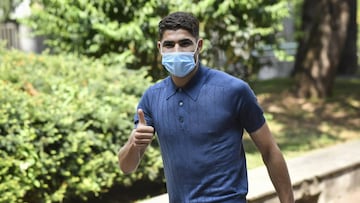 Achraf, en Milán.