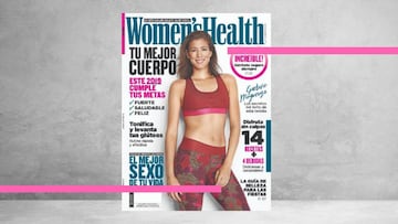 Garbi&ntilde;e Muguruza posa en la portada de la edici&oacute;n de diciembre de la revista Women&#039;s Health M&eacute;xico. 