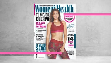Garbiñe Muguruza posa en la portada de la edición de diciembre de la revista Women's Health México.