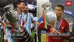 Messi iguala a Cristiano en títulos de selecciones antes de Qatar