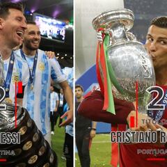 Messi iguala a Cristiano en títulos de selecciones antes de Qatar