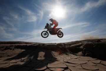 Pablo Quintanilla finalizó en el cuarto lugar del Rally Dakar 2015, la tercera mejor actuación chilena de la historia.