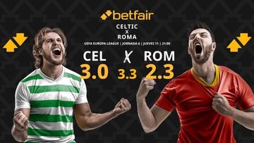 Celtic FC vs. AS Roma: horario, dónde ver, pronósticos y clasificación