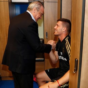 Florentino con Jovic