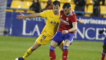 David Fernández, en un partido con el Alcorcón.