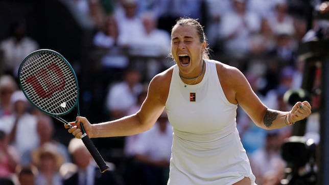 Sabalenka salva el día y tiene un 12-1 en cuartos de Slam