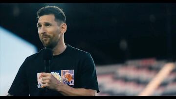 El discurso de Lionel Messi para inaugurar la Youth International Cup