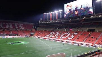 General View during the game Tijuana vs Tigres UANL, corresponding to Round 15 of the Torneo Apertura 2023 of the Liga BBVA MX, at Caliente Stadium, on November 01, 2023. 
<br><br>
Vista general durante el partido Tijuana vs Tigres UANL, correspondiente a la Jornada 15 del Torneo Apertura 2023 de la Liga BBVA MX, en el Estadio Caliente, el 01 de Noviembre de 2023.