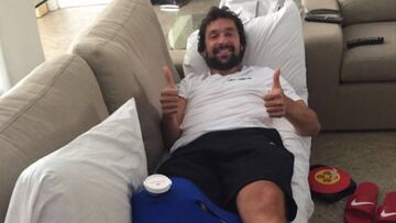 Sergio Llull ya está en casa: "La operación ha salido genial"