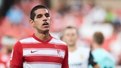 Luis Abram of Granada looks on during the spanish league, La Liga Santander, football match played between Granada Club de Futbol and Valencia Club de Futbol at Nuevos los Carmenes stadium on August 21, 2021, in Granada, Spain.
 AFP7 
 21/08/2021 ONLY FOR