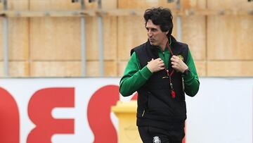 Unai Emery, esta mañana.