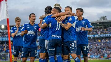 Millonarios gana 3-2 ante Santa Fe en Bogotá