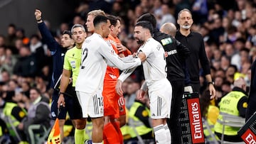 14/02/26 PARTIDO PRIMERA DIVISION JORNADA 24
REAL MADRID - REAL SOCIEDAD
CAMBIO SUSTITUCION DANI CARVAJAL TRENT ALEXANDER ARNOLD