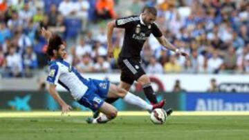 TOCADO.El francés disputó los últimos minutos de la temporada