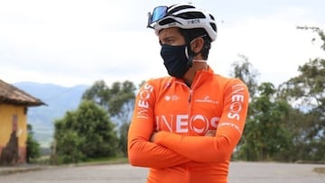 Richard Carapaz, corredor de Ineos.