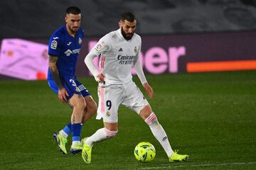 Erick Cabaco y Karim Benzema.