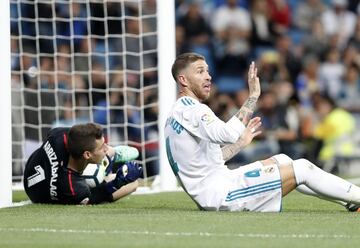 Kepa and Sergio Ramos.