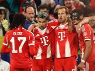 Luis Díaz en un partido del Bayern Múnich.