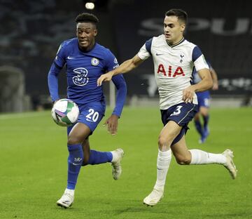 Sergio Reguilón y Callum Hudson-Odoi.